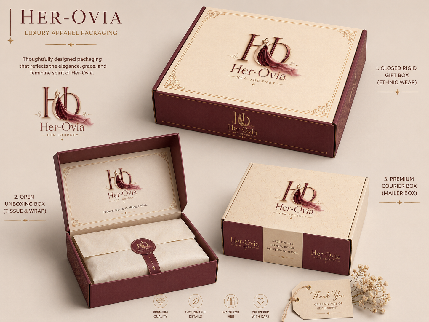 Her-Ovia Luxury Packaging